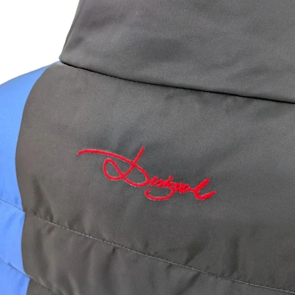 Desigual Puffer Jacket Women's 40 Multicolor Patchwork Print Statement - Picture 12 of 13